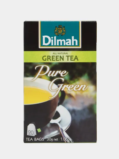 Зеленый чай Dilmah Pure Green, 1.5 г, 20 шт#1