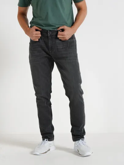 Мужские джинсы slim Bjeans dark grey#1