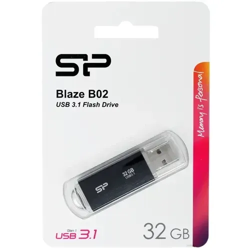 USB Flash xotira 32 GB Silicon Power Blaze B02#1