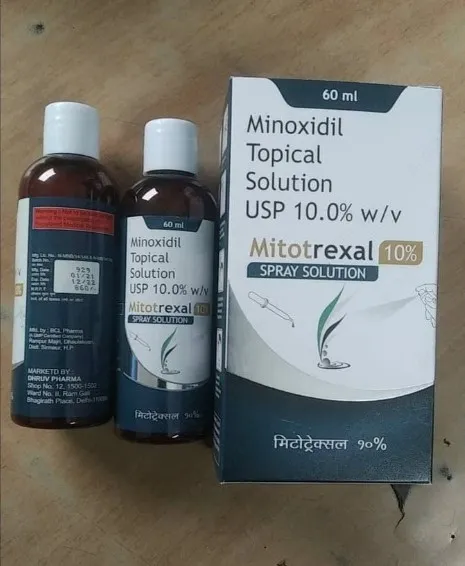 Minoxidil Topical Solution Usp 10% soch o'sish uchun#1