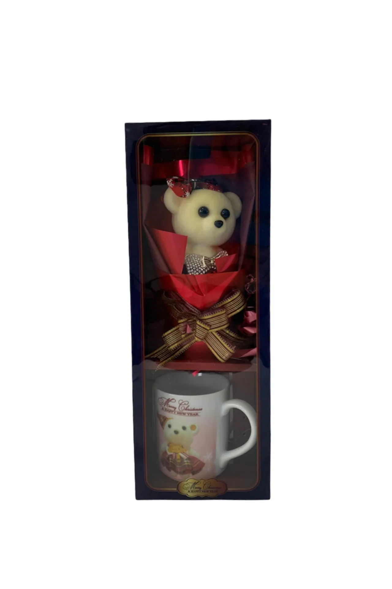 Подарочный набор - чашка с мишкой a014 SHK Gift красный#1
