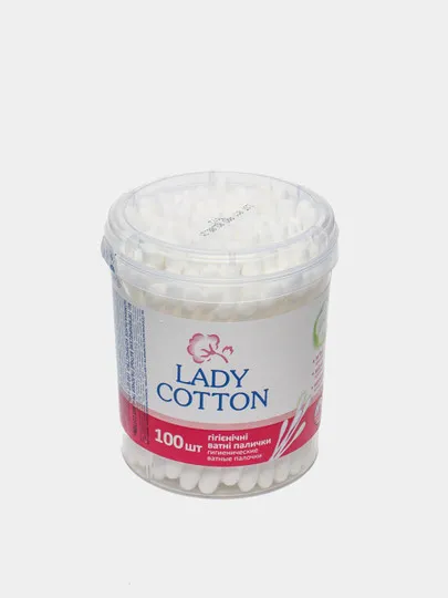 Ватные палочки гигиенические Lady Cotton, 100 шт#1