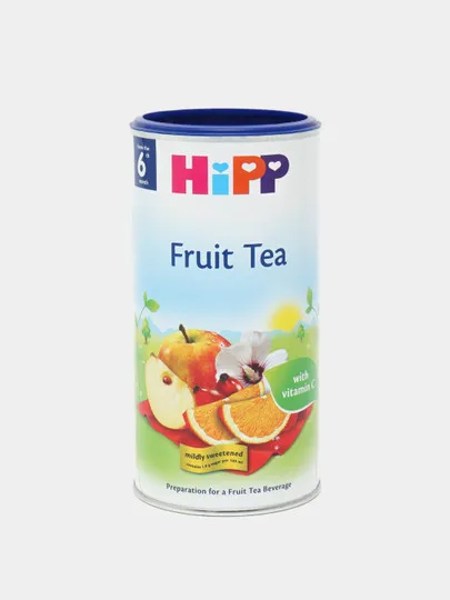 Чай детский Hipp гранулированный фруктовый с 6 мес. 200гр#1