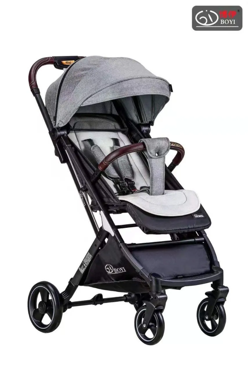 Складная коляска для новорожденных (цвет розовый)#1