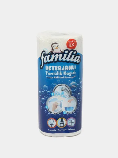 Бумажные полотенца Famalia Deterjan 3 слоя, 1 шт#1