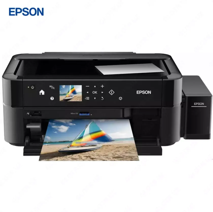 Струйный принтер Epson L850, цветная, A4, 38 стр/мин (цветн. А4), USB, черный#1