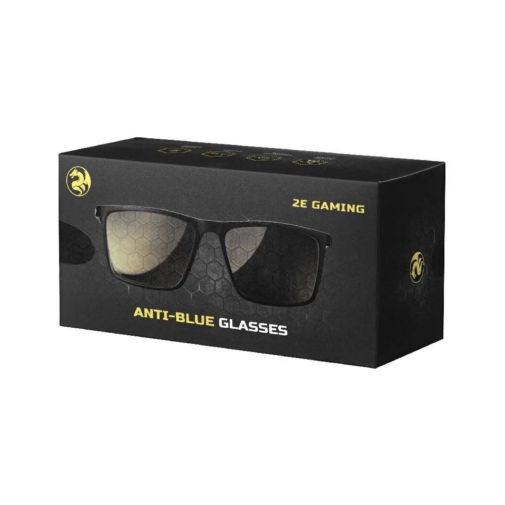 Защитные очки 2E Gaming Anti-blue Glasses (Black-Yellow)#1