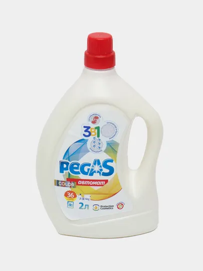 Жидкий стиральный порошок Pegas автомат, 2л#1