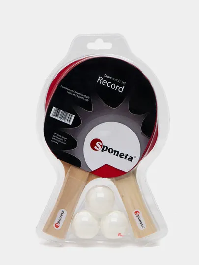 Набор для настольного тенниса Sponeta 199201, 2 шт ракеток + 3 шт мячей#1