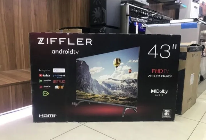 Телевизор Ziffler 43" Smart TV Android#1