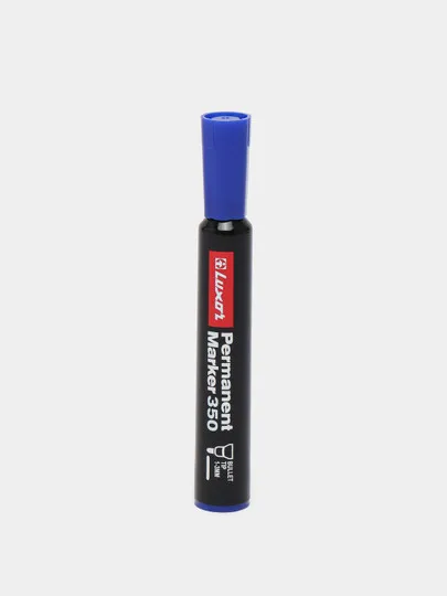 Перманентный маркер Luxor 350, 1-3мм, синий#1