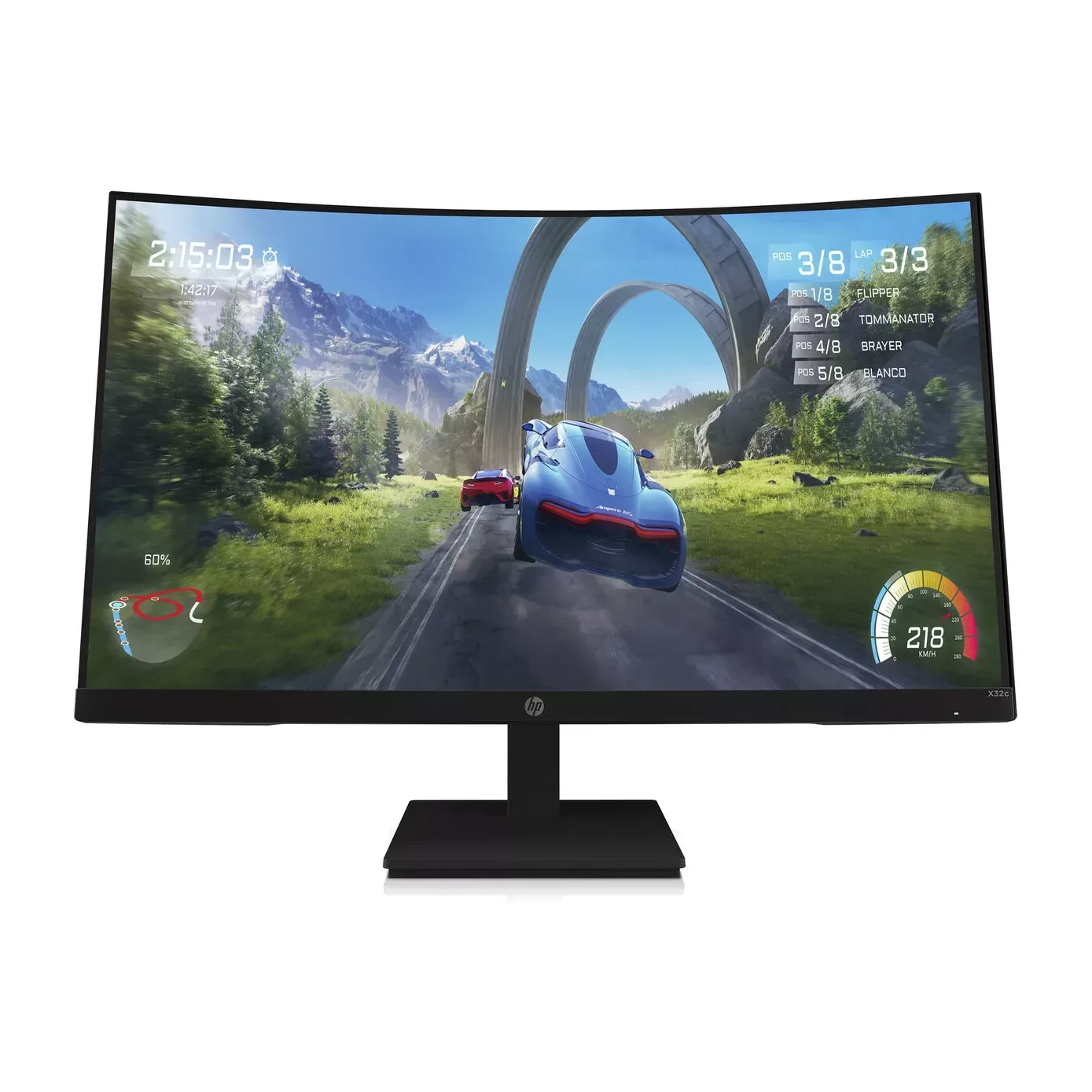 Monitor HP X32c Gaming / 31,5" / Full HD 1920x1080 / VA / Mat / 33K31AA#1