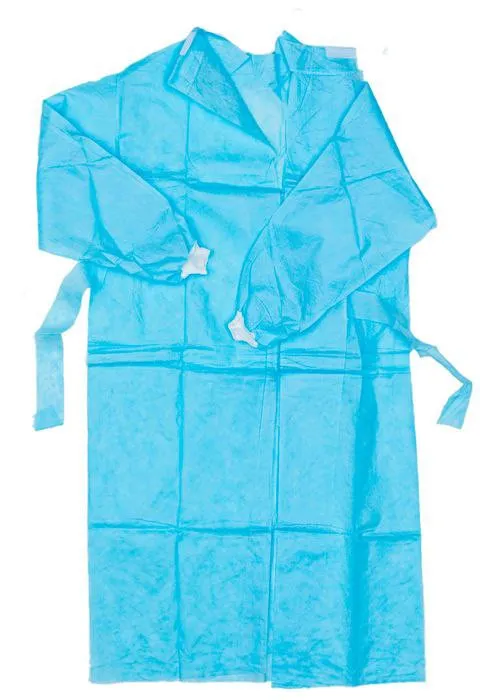 Одноразовый хирургический халат модель СТАНДАРТ#1