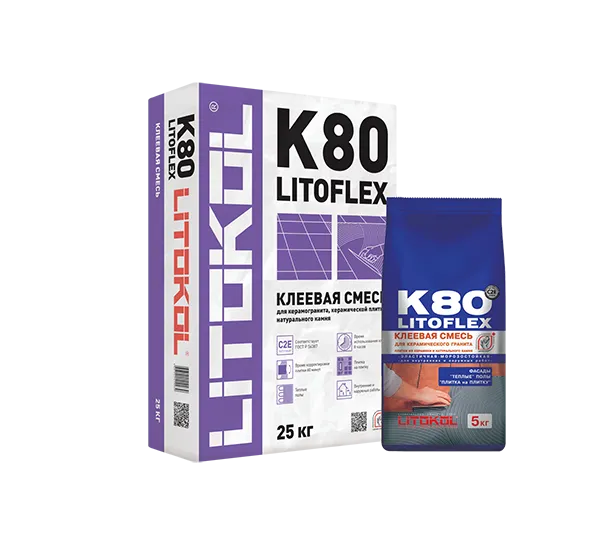 Клеевая смесь LitoFlex К80 (25 кг)#1