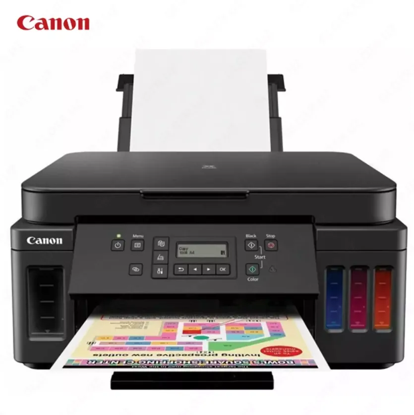 Струйный принтер Canon - PIXMA G6040 (A4, 13.стр/мин, струйное МФУ, AirPrint, Ethernet (RJ-45), USB, Wi-Fi)#1