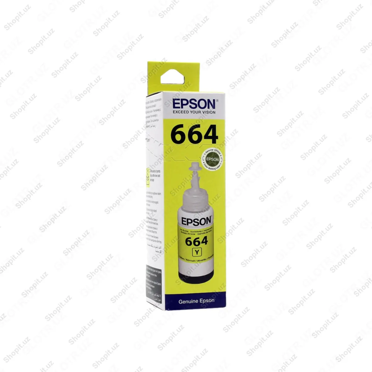 Чернила - Epson T6644 YE Ink Bottle (70 мл, 7500 стр.) для L1xx/2xx/3xx/4xx/5xx/6xx/8xx /1300/1800/1455#1