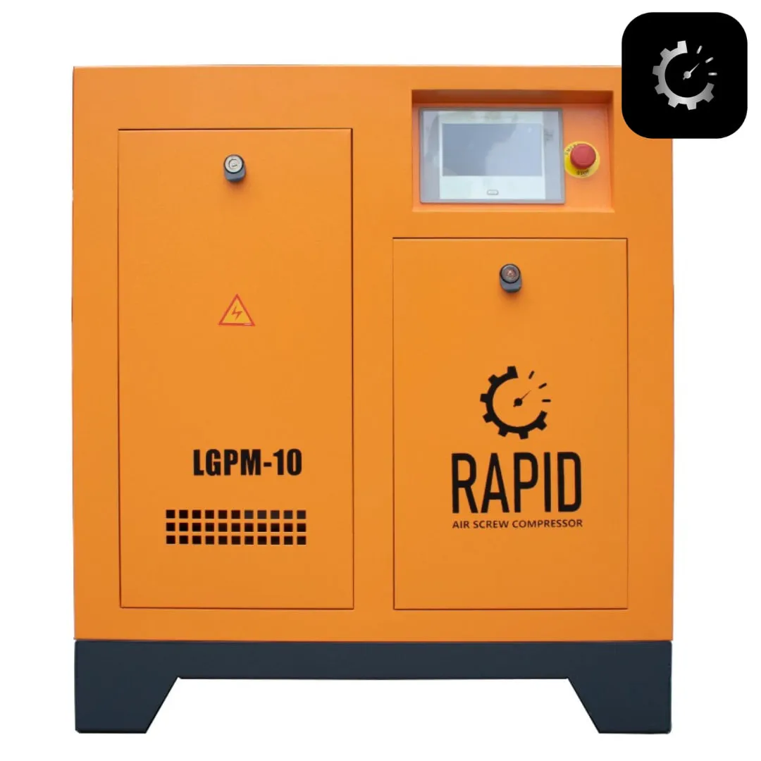 Винтовой воздушный компрессор c инвертором Rapid LGPM-10#1