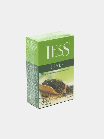 Зеленый чай TESS Style, листовой, 100 г#1