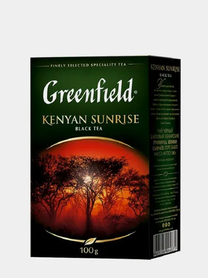 Чёрный чай Greenfield Kenyan Sunrise, листовой, 100 г#1
