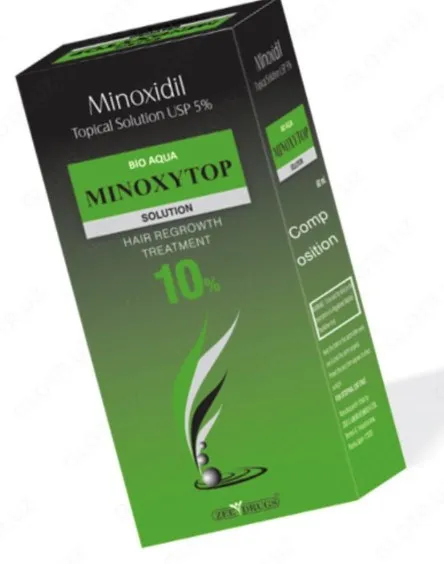 Minoksitop (Minoxidil) soch to'kilishini sekinlashtiradigan va oldini oluvchi dori#1