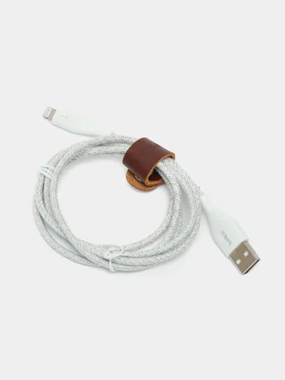 Кабель Belkin Mixit USB-A - Lightning, 2.4A, 1.2m, right angle, white#1