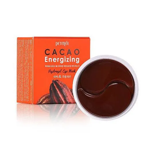 Тонизирующие гидрогелевые патчи с какао Petitfee Cacao Energizing Hydrogel Eye Patch, 30 пар #1