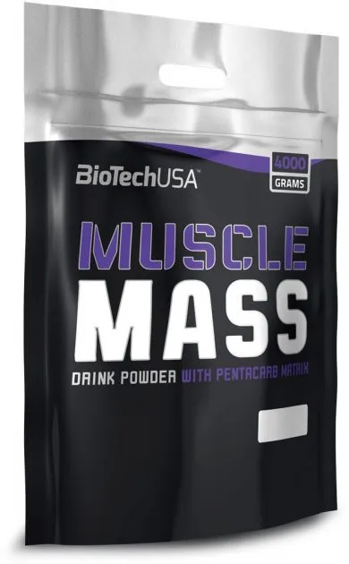 Гейнер Biotech Muscle Mass 4 кг (ваниль)#1