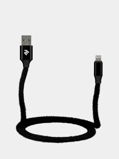 Кабель 2E USB-A - Lightning, 1 м, черный#1
