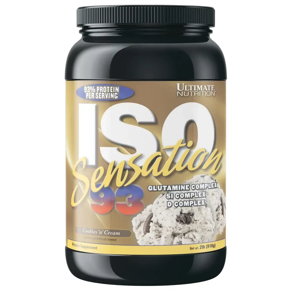 Протеин Ultimate Nutrition ISO Sensation 910 гр, Крем для печенья#1
