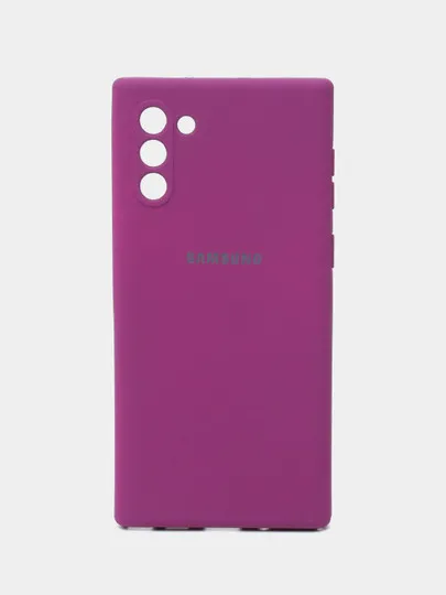 Чехол силиконовый, Samsung фиолетовый#1