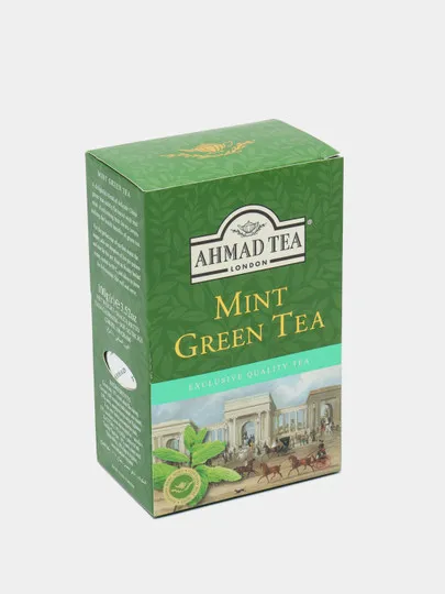 Чай зеленый Ahmad Tea Mint, 100 г#1