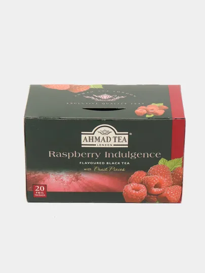 Чай чёрный Ahmad Tea Raspberry Indulgence, 2 гр, 20 шт#1