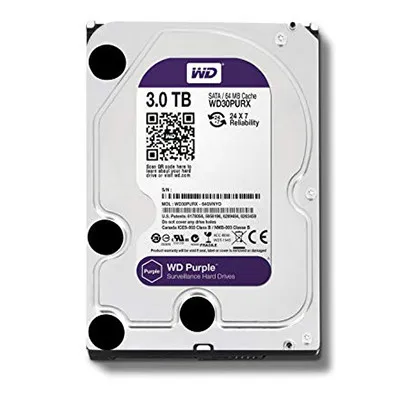 WD - Purple - WD30PURX-78 video kuzatuvi uchun HDD#1