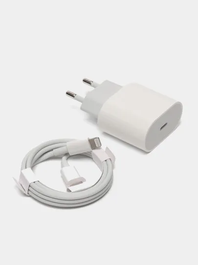 Кабель  Iphone 12 Pro Max Charger PD+CABEL 3PIN белый#1
