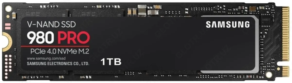 Твердотельный накопитель SSD Samsung 980 PRO NVMe M.2 1000 ГБ MZ-V8P1T0BW#1