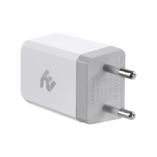 Сетевое зарядное устройство 2E Wall Charger USB 2.1 A White#1