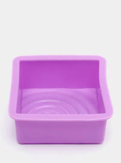 Силиконовая форма для изготовления мыла, квадратная#1
