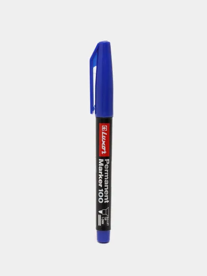Маркер перманентный Luxor 100, 1-2 мм, синий#1