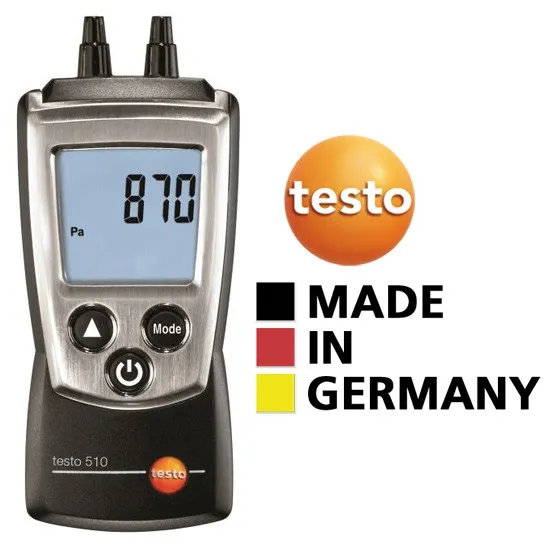 Дифференциальный манометр для измерения давления газа, на фильтрах testo 510#1