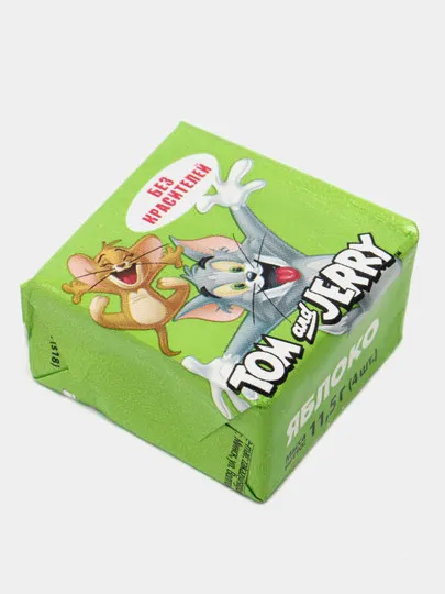 Жевательная конфета Tom&Jerry Яблоко, 11.5 г#1