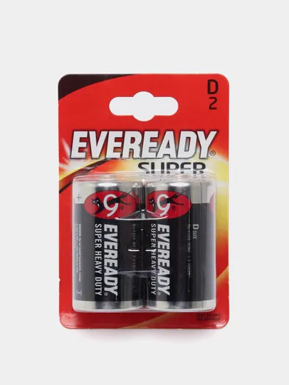 Батарейки Everead Super Heavy Duty D, 2 шт#1