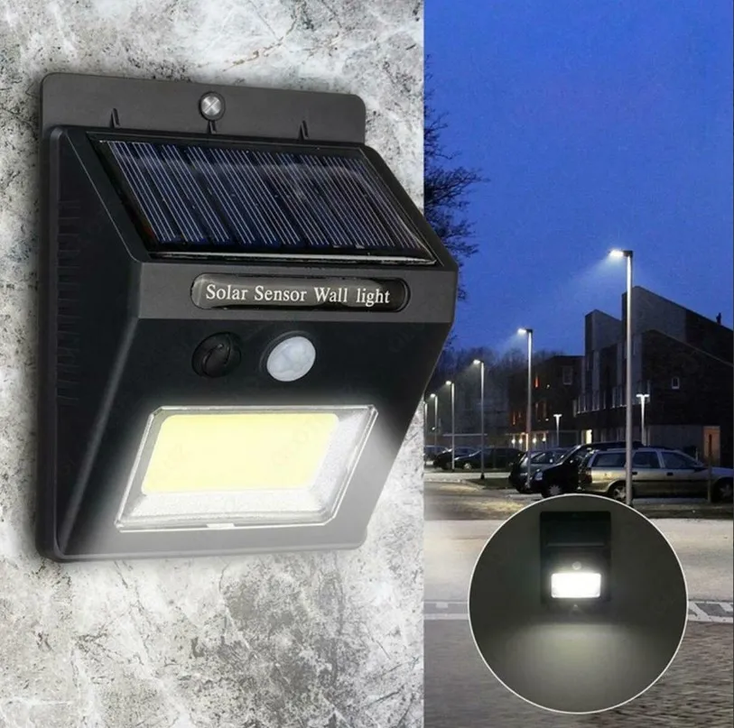 Уличный фонарь с датчиком движения на солнечной батарее Solar Motion Sensor Light#1