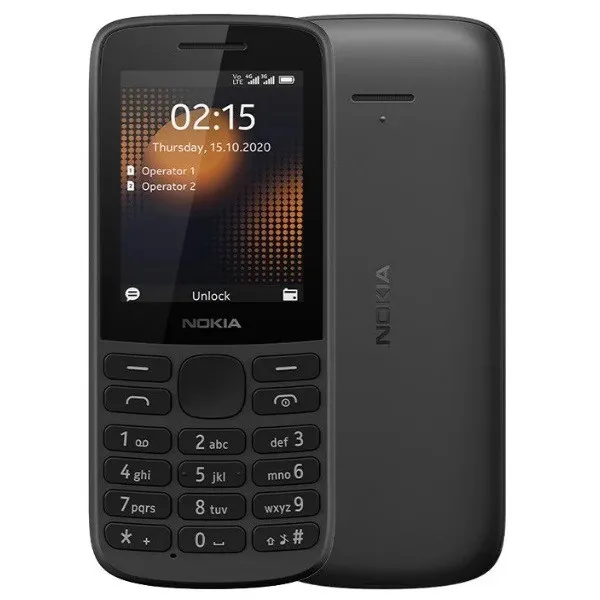 Mobil telefon Nokia 215 / 4G / Black / Dual Sim#1