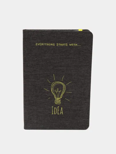 Записная книжка Optima "Everything starts with...Idea", А5ф#1