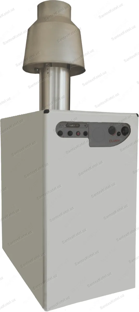 Газовый отопительный котел CLIMIT GG C40 с атмосферной газовой горелкой в комплекте с дымоходом#1