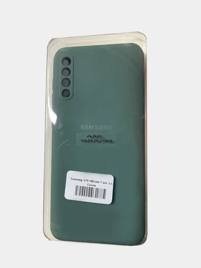 Чехол силиконовый Samsung зеленый#1