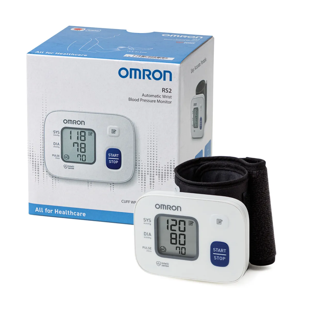 Тонометр Omron RS2, HEM-6161-E, измеритель артериального давления на запястье#1