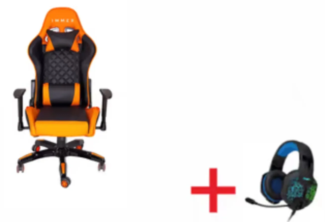 Компьютерное кресло GY-004 Черный + Оранжевый#1
