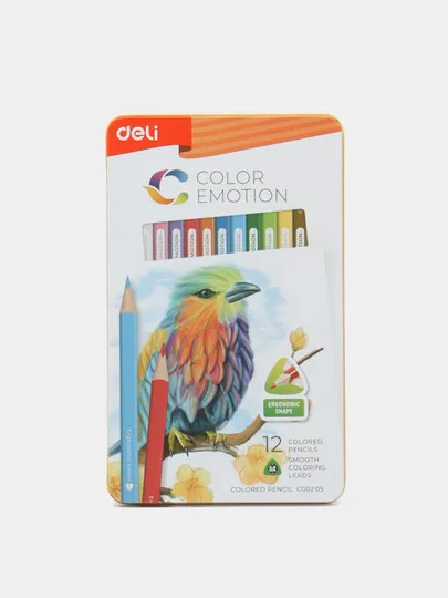 Цветные карандаши Deli 00205, 12 цветов#1