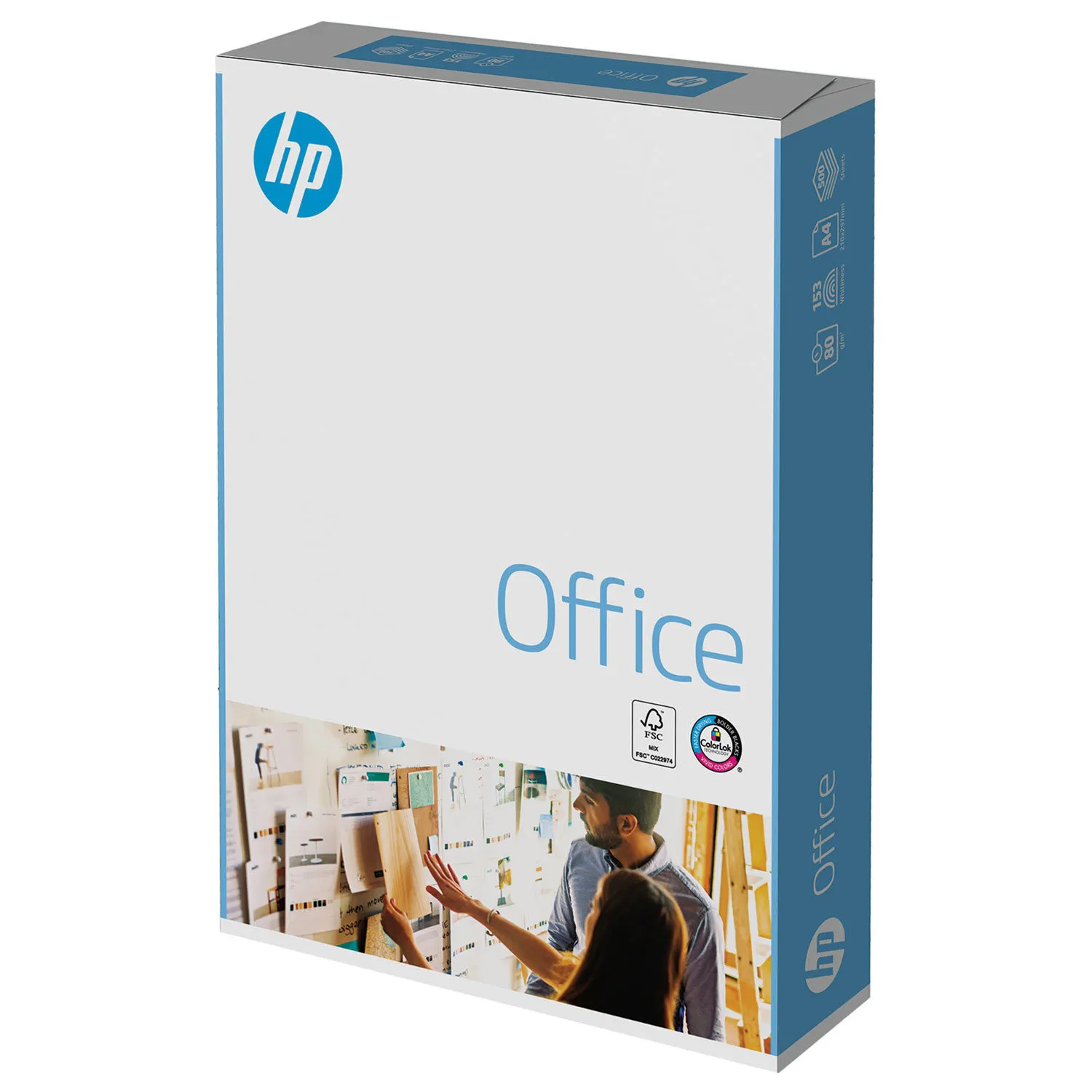 Бумага ксероксная А4 HP Office 80 гр., 500 л, 2,5 кг, класс B#1